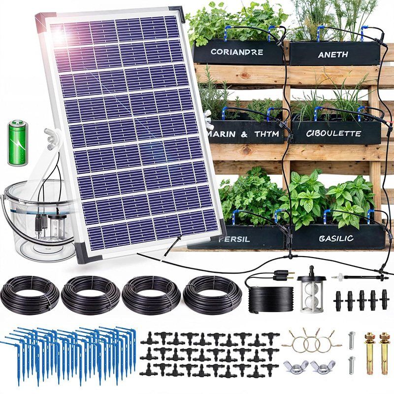 Outdoor Power And Plant - Evrensel Güneş Enerjili Otomatik Sulama Damla