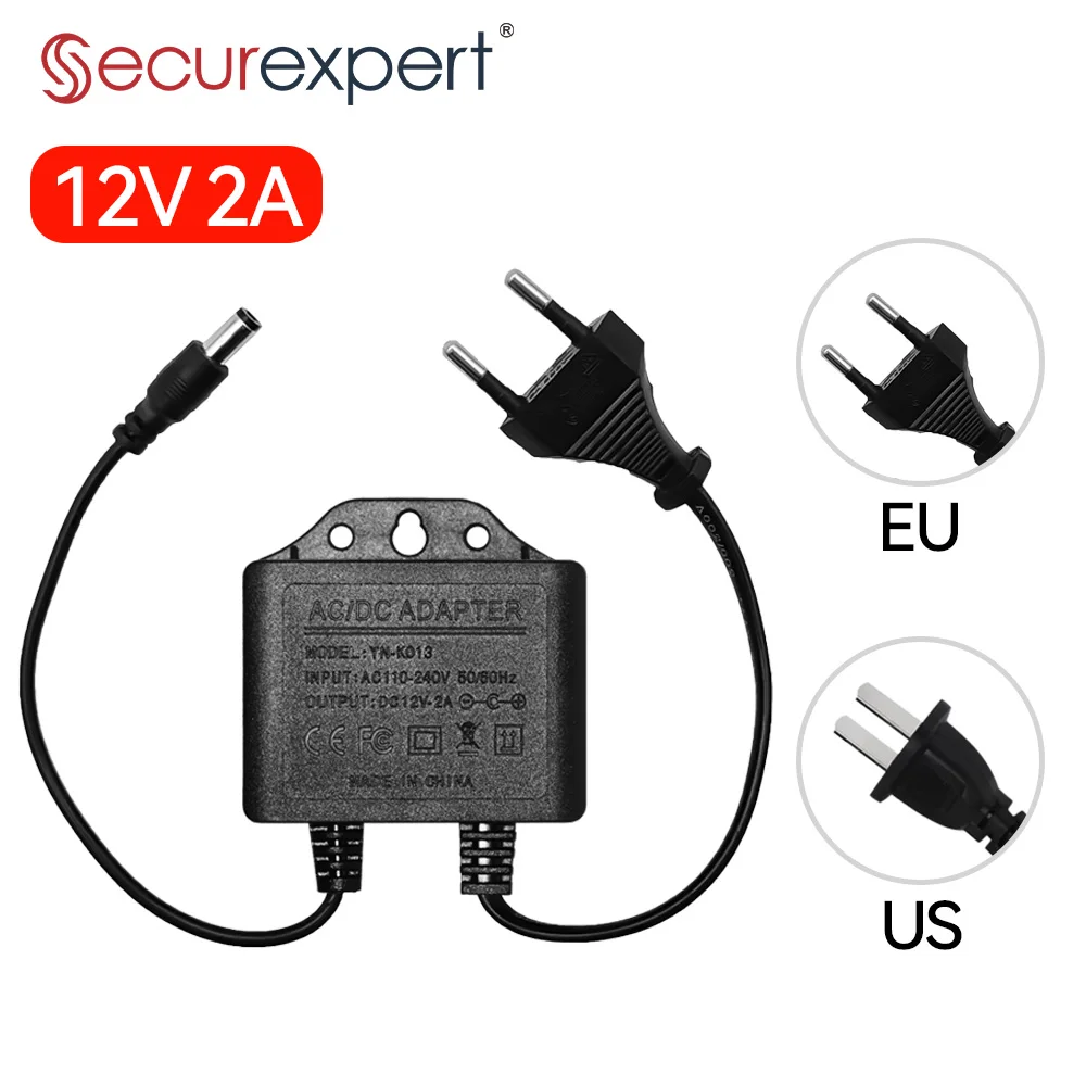 Outdoor Power Plug In - Güç Adaptörü DC12V 2A Su Geçirmez