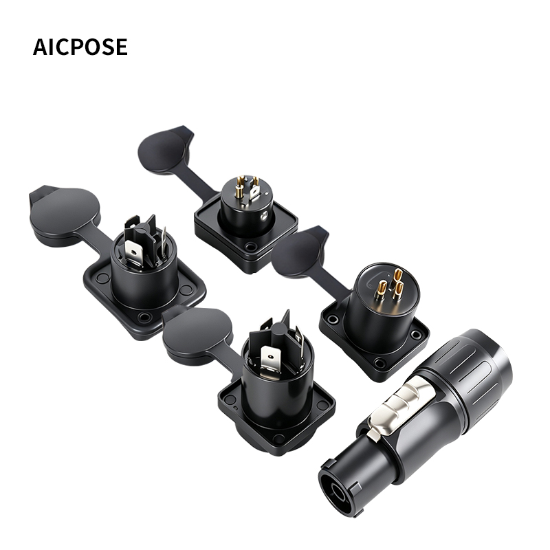 Outdoor Power Socket With Lock - 10 adet Su Geçirmez Powercon True