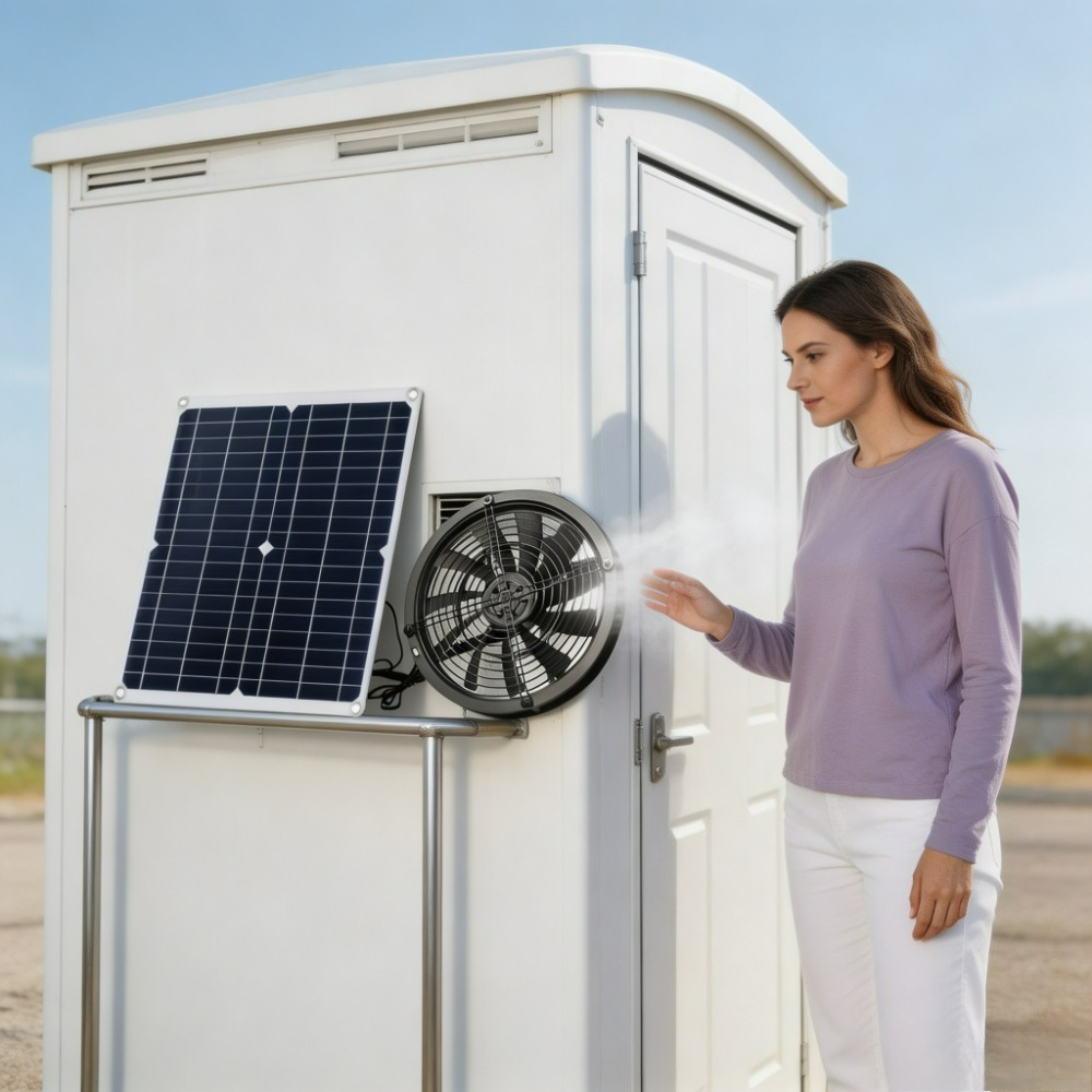 Outdoor Power Vent - 15W 25W Güneş Enerjili Egzoz Fanı