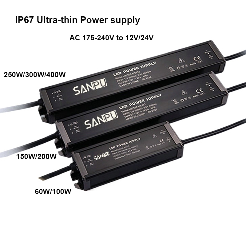 Outdoor Power Transformer - Ultra İnce IP67 Su Geçirmez Güç