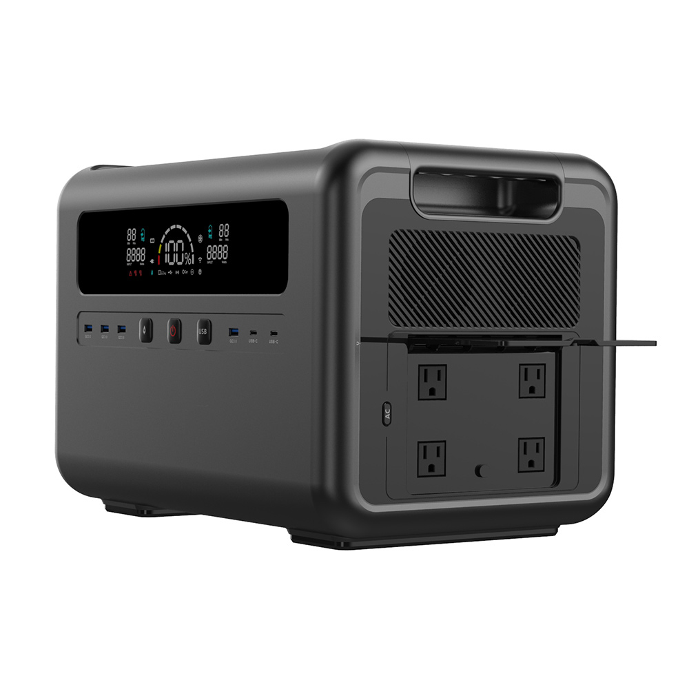 Power Outdoor - 2400W Güneş Enerjili Jeneratör, Evde Yedek