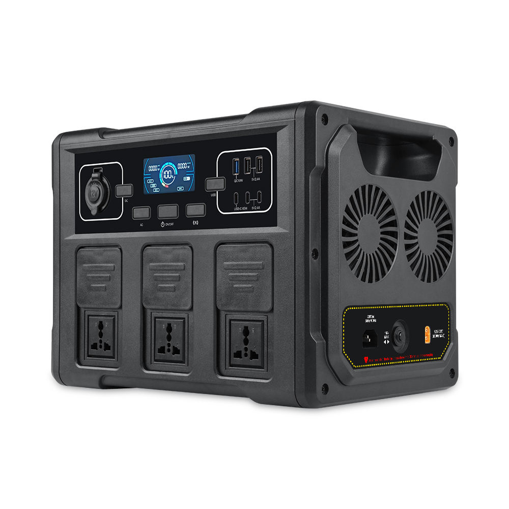 Power Outdoor - 1200W Taşınabilir Güneş Enerjisi Jeneratörü, LiFePO4