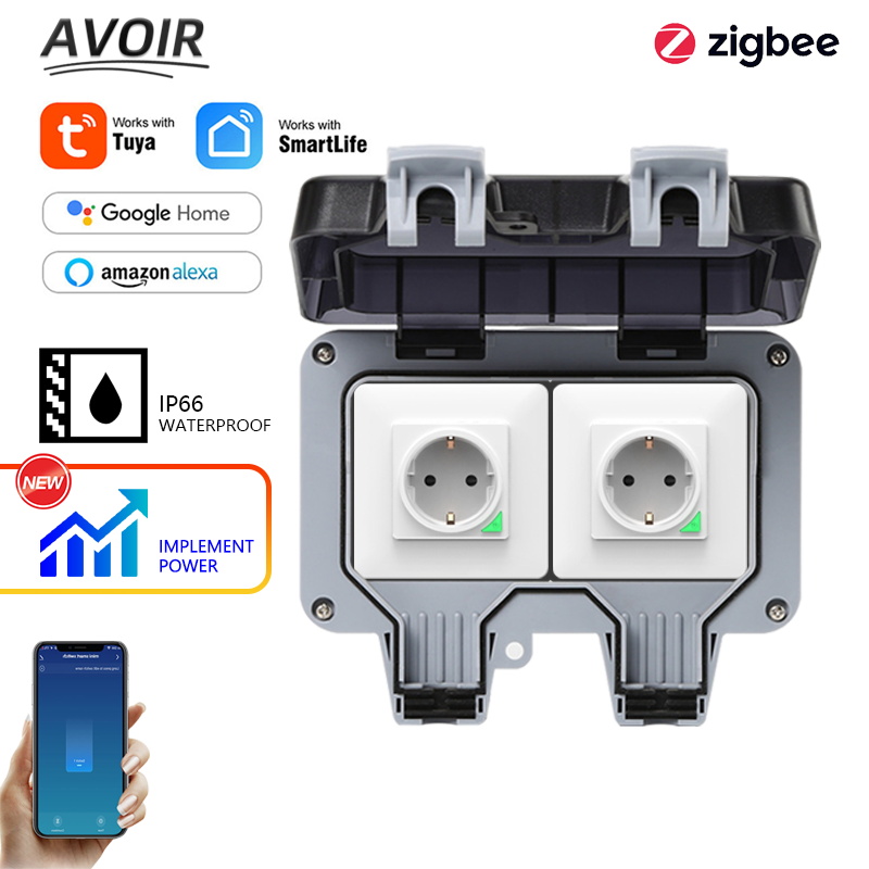 Outdoor Power Solutions - Avoir Tuya Zigbee Elektrik Prizleri IP66