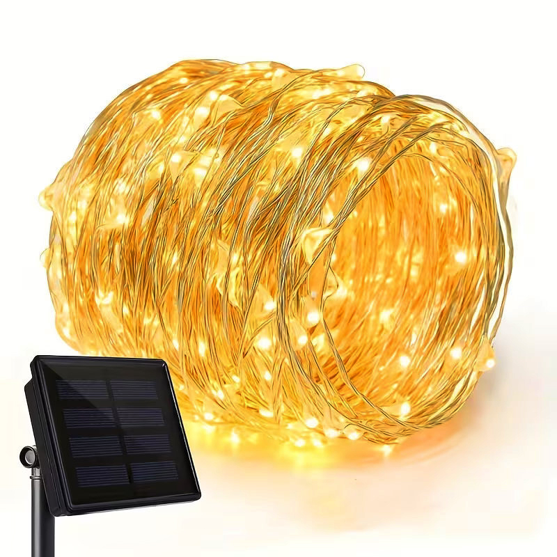 Outdoor Power And Plant - Güneş Enerjili LED Çelenk 8 Modlu