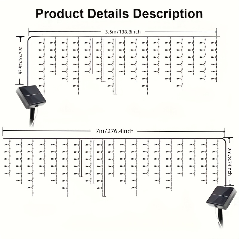 Güneş Enerjili Dış Mekan Sarkı - Outdoor Solar Power Xmas Lights incelemesi ve fiyatı
