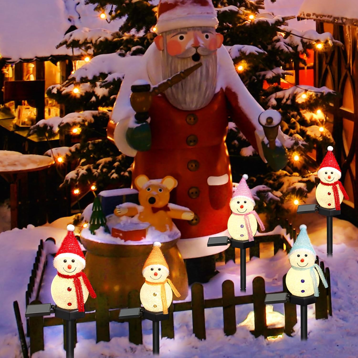 LED Kardan Adam Güneş Enerjili - Outdoor Solar Power Xmas Lights incelemesi ve fiyatı