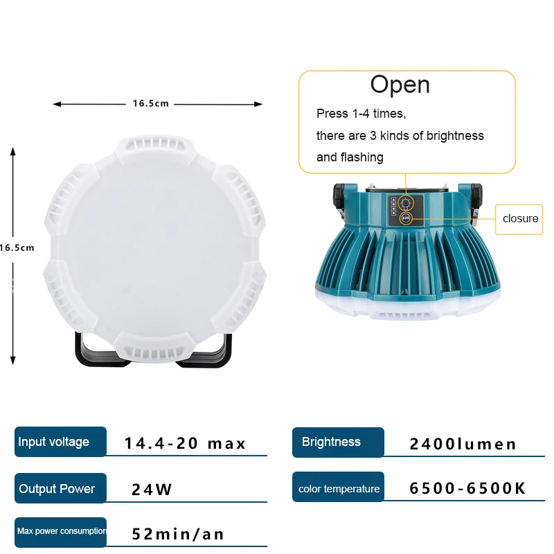 24W taşınabilir LED uyarı ışığ - Outdoor Power Solutions incelemesi ve fiyatı