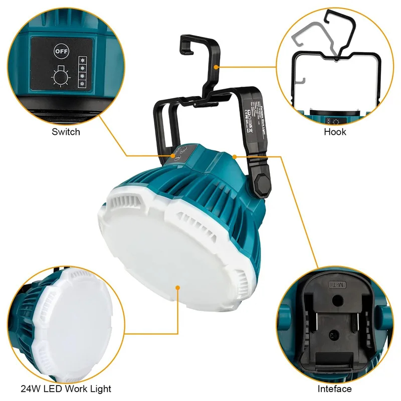 24W taşınabilir LED uyarı ışığ - Outdoor Power Solutions incelemesi ve fiyatı