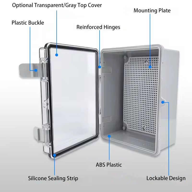 IP66 Su Geçirmez Gri/Şeffaf Ka - Outdoor Power Outlet Box incelemesi ve fiyatı