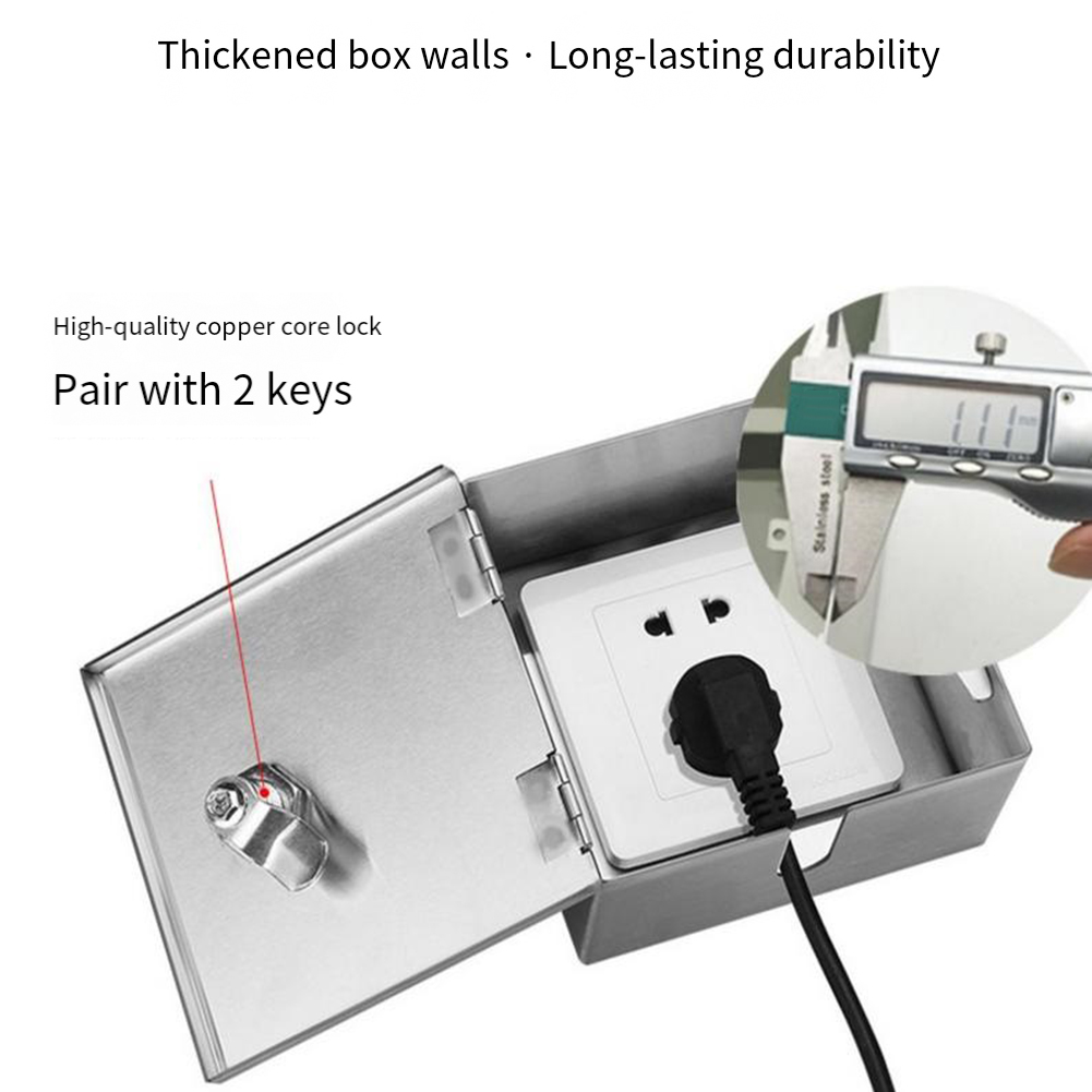 Paslanmaz Çelik Dış Mekan Elek - Outdoor Power Socket With Lock incelemesi ve fiyatı