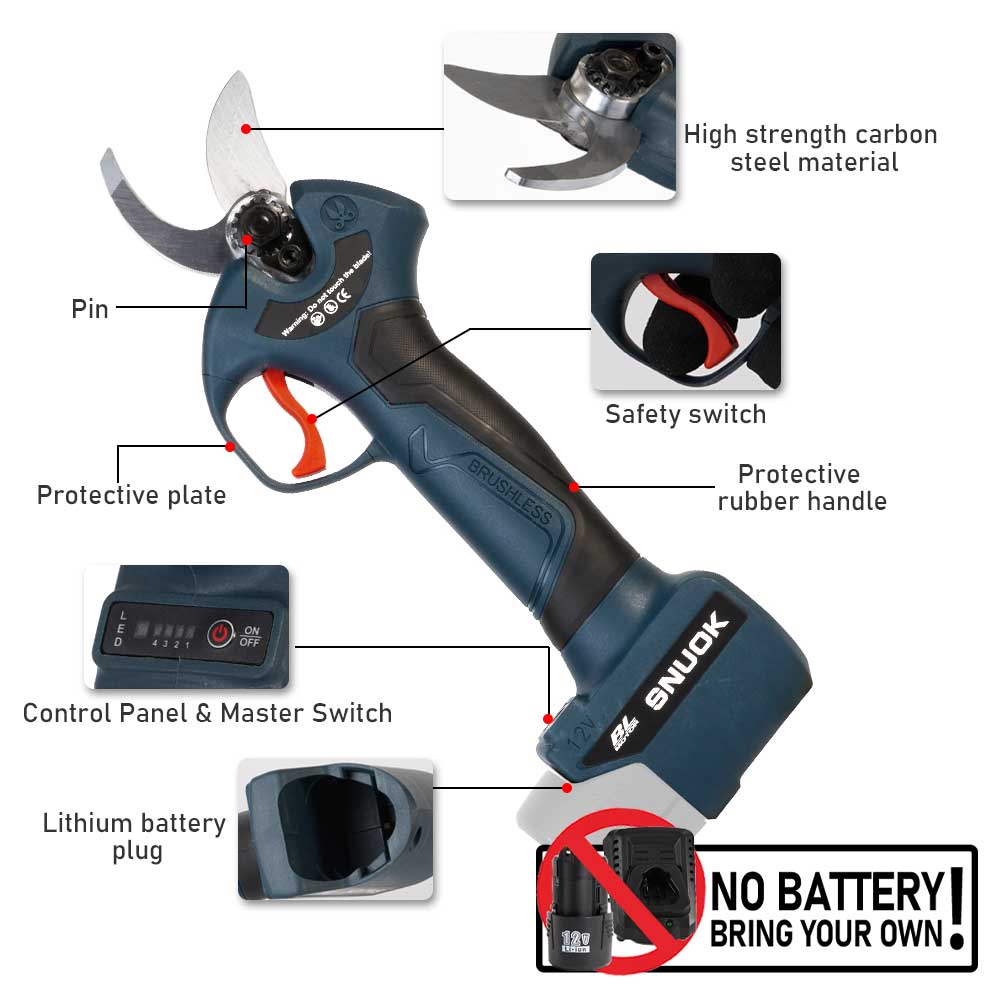 SNUOK 12V fırçasız elektrikli  - Outdoor Power Solutions incelemesi ve fiyatı