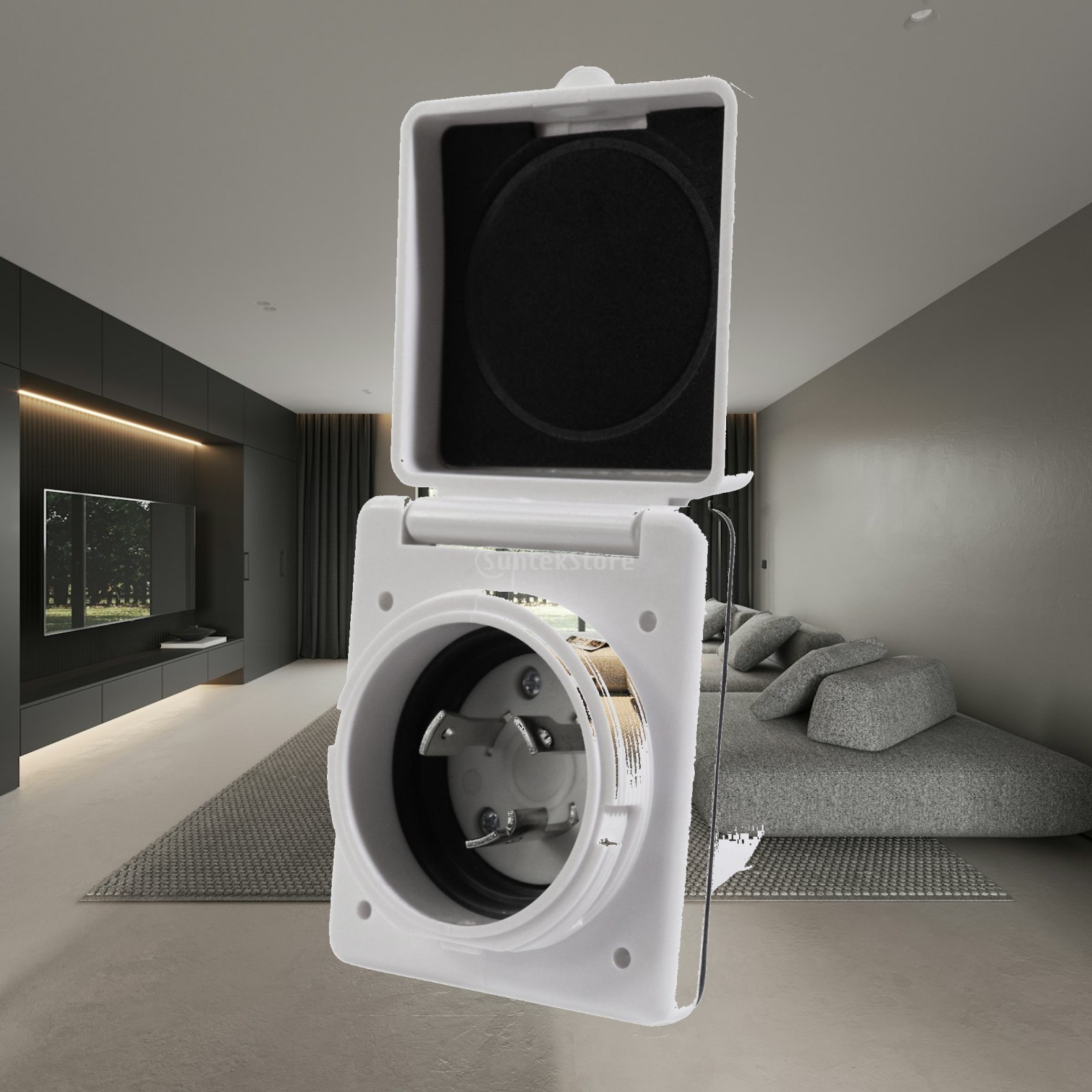 Su geçirmez Flanşlı Giriş Güç  - Outdoor Power Socket With Lock incelemesi ve fiyatı