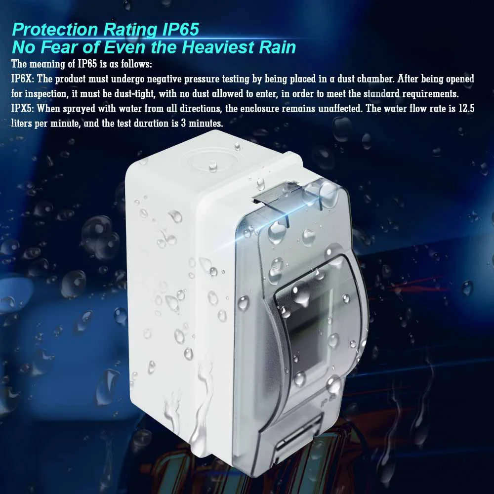 HT-2 IP65 su geçirmez dağıtım  - Outdoor Power Outlet Box incelemesi ve fiyatı